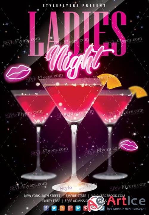 Ladies Night V2908 2019 Flyer Template