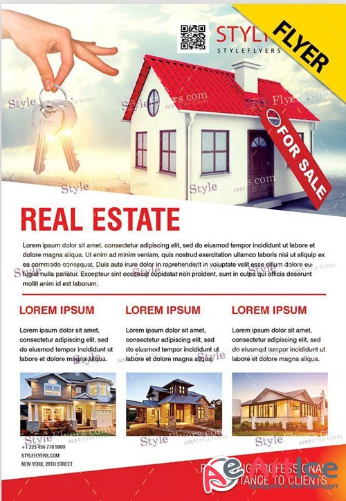 Real Estate V1709 2019 PSD Flyer Template