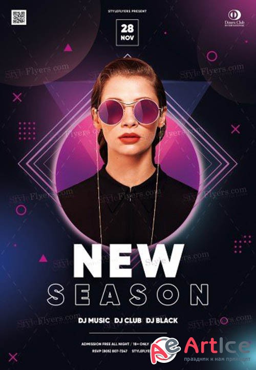 New Season V1709 2019 PSD Flyer Template