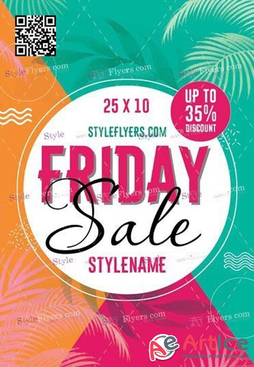 Friday Sale Flyer V0910 2019 PSD Flyer Template