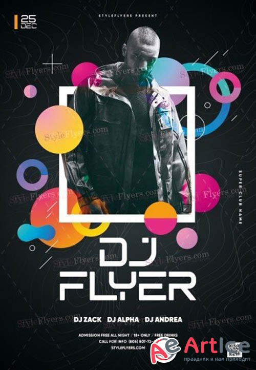 Dj Flyer V1810 2019 PSD Flyer Template