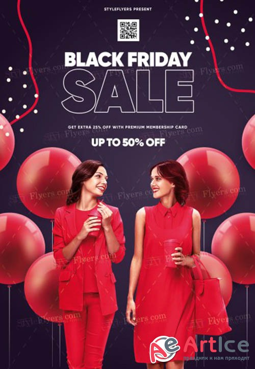 Black Friday Sale V2909 2019 PSD Flyer Template