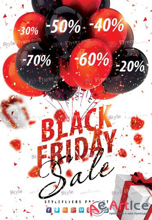 Black Friday Sale V2810 2019 PSD Flyer Template