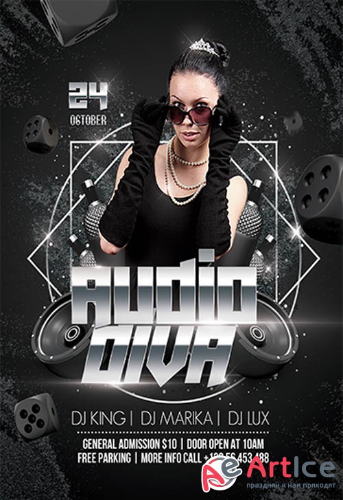 Dj Guest V3110 2019 Premium PSD Flyer Template