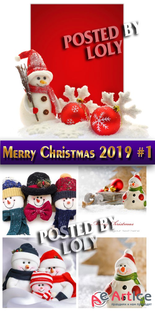 Merry Christmas 2019 #1 - Stock Photo