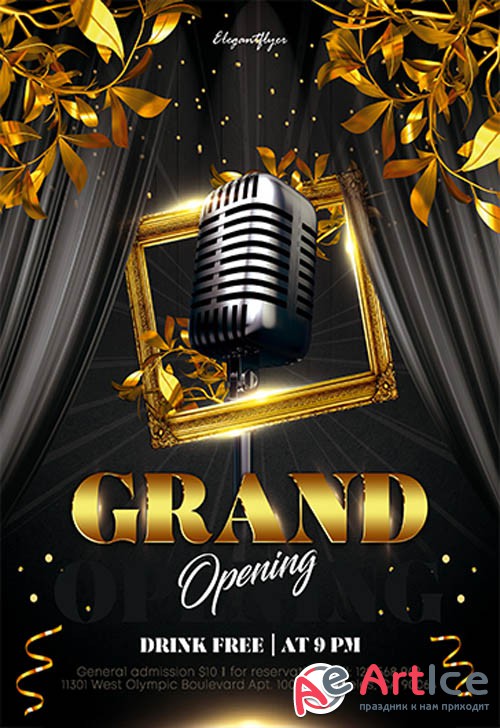 Grand Opening V0811 2019 Premium PSD Flyer Template