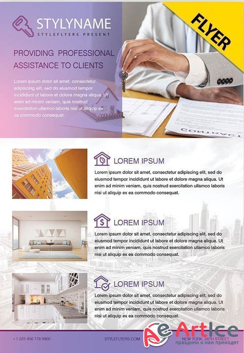 Real Estate V0911 2019 PSD Flyer Template