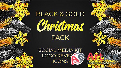 Black and Gold Christmas Pack 322997 - After Effects Templates