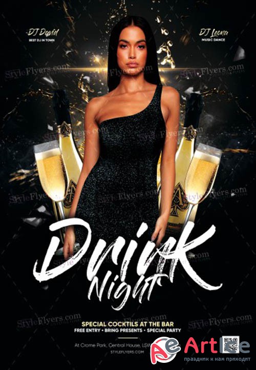 Drink Night V1711 2019 PSD Flyer Template