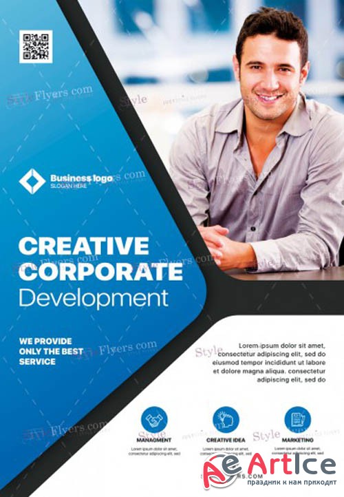 Corporate V1711 2019 PSD Flyer Template