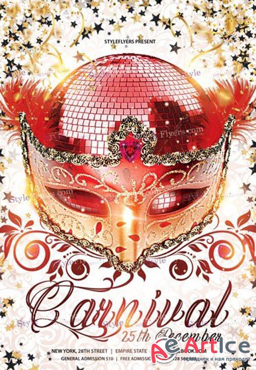 Carnival V0212 2019 PSD Flyer Template