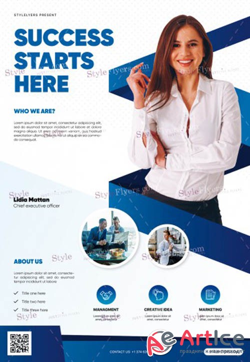 Corporate V2912 2019 PSD Flyer Template