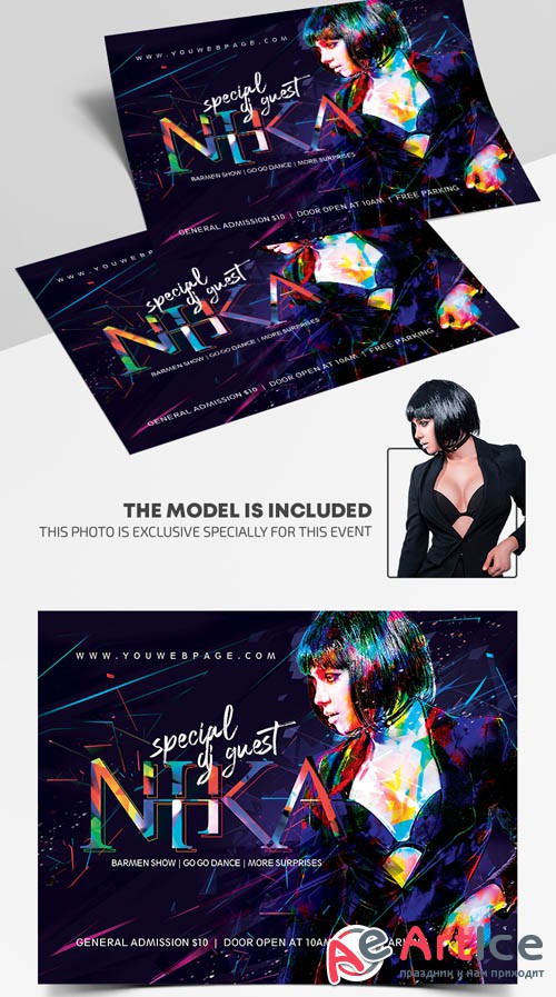 Dj Guest V1201 2020 Premium PSD Flyer Template