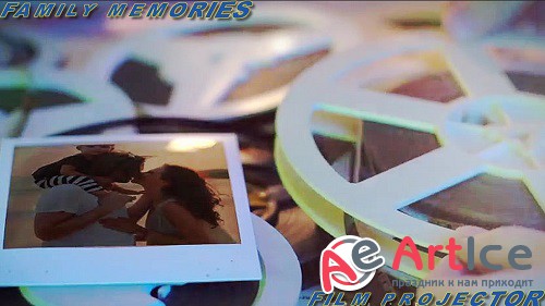 Family memories Film projector 11787902 - Project for After Effects