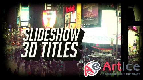 Slides 3D Titles 88911279 - After Effects Templates