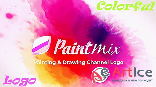 Colorful Paint Logo Reveal 877177 - Project for After Effects