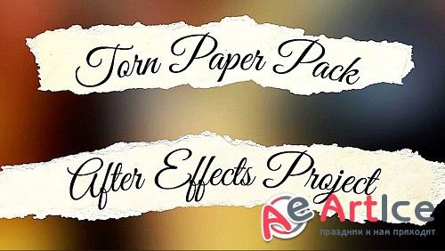 Torn Paper Pack 866321 - Project for After Effects