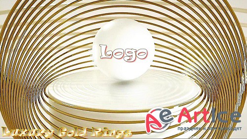 Luxury Gold Rings Logo 885972 - Project for After Effects