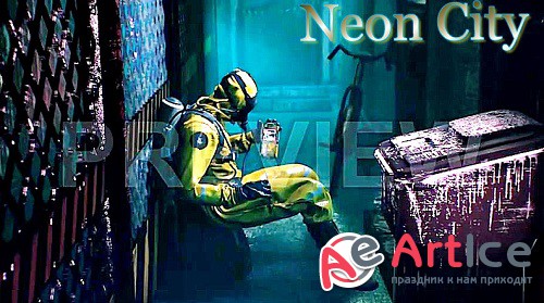 Neon City Alley Pack 874015 - Stock Motion Graphics