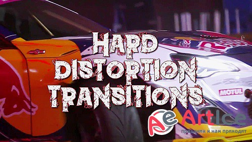 Hard Distortion Transitions - Premiere Pro Presets