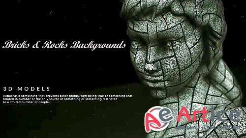 24 - Bricks & Rocks Backgrounds 945355 - Project for After Effects