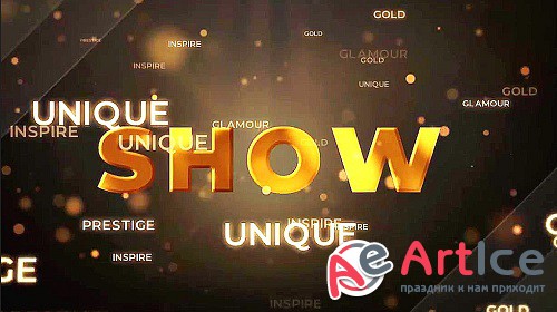 Gold Countdown Intro 981666 - Premiere Pro Templates