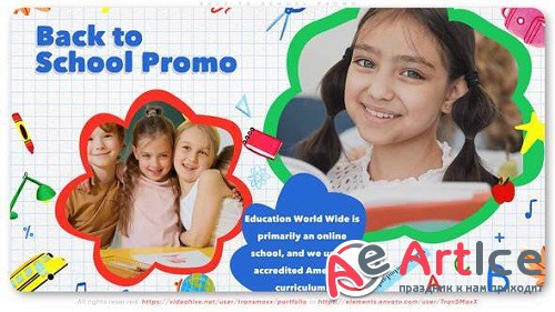 Videohive - Back To School Promo 33224640 - Project for After Effects