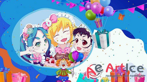  ProShow Producer - Anime Happy B day