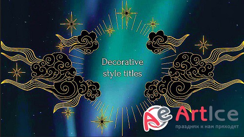 Decorative Style Titles 82557 - Project for After Effects