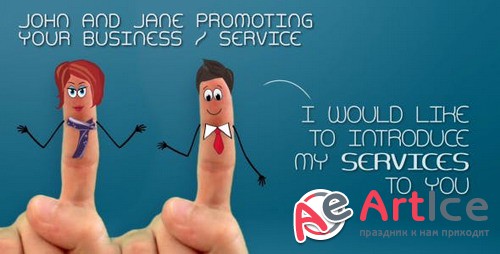 John and Jane Promoting Your Business/Service - Project for After Effects (Videohive)