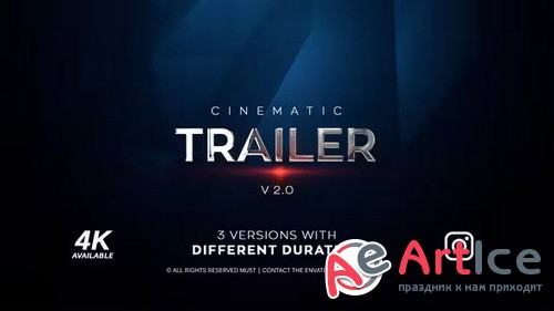 Cinematic Trailer 4K 21494406 - Project for After Effects (Videohive)