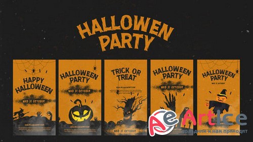 Halloween Party Instagram Stories - 48271960 - Premiere Pro Template (Videohive)